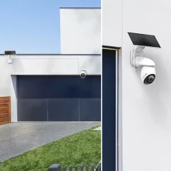 Caméra de vidéosurveillance extérieure avec panneau solaire TP-Link TC92 blanc