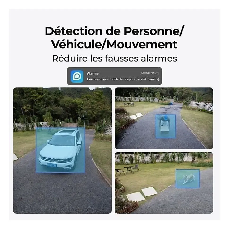 Caméra extérieure - REOLINK - W320 - Blanc