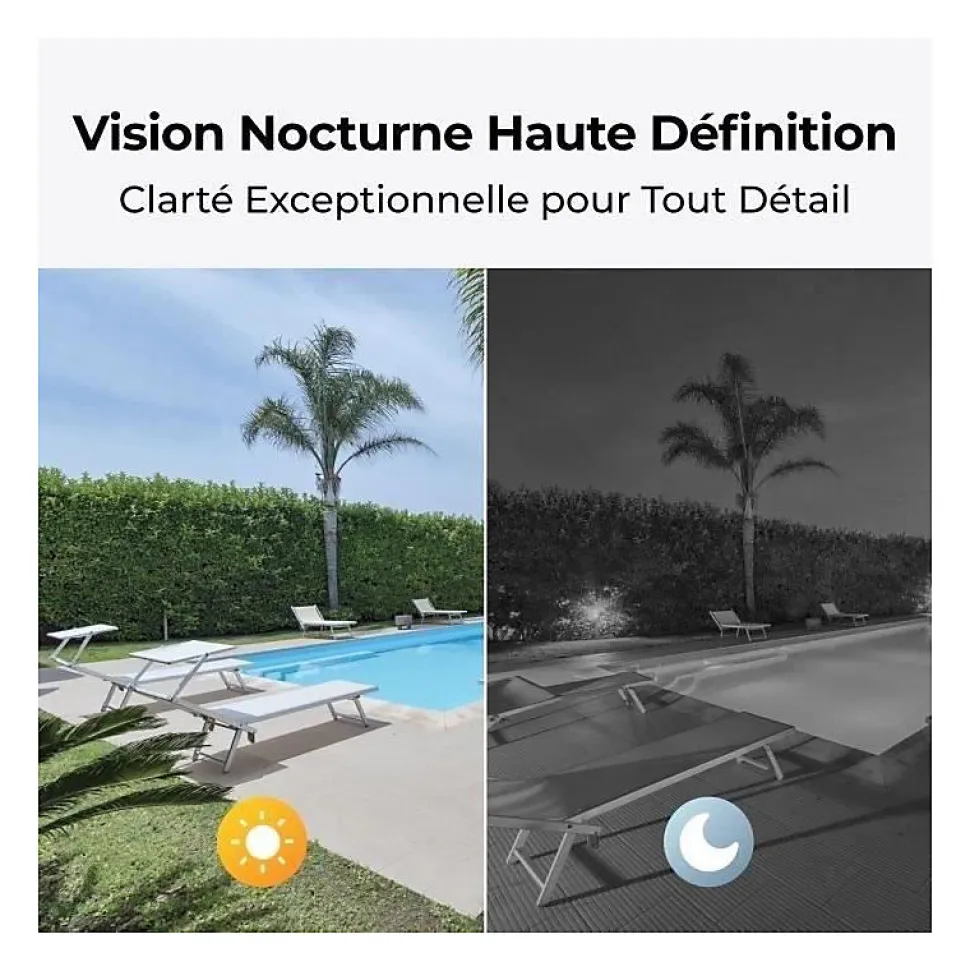 Caméra extérieure - REOLINK - W320 - Blanc