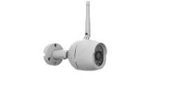 Caméra extérieure 1080p multi adaptateur blanche