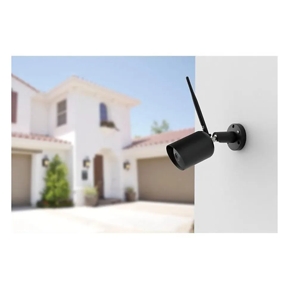 Caméra WiFi - LINK2HOME - Intérieure/extérieure - 1080P HD, vision nocturne, détection mouvement
