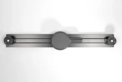 Caniveau de douche en Acier inox avec Siphon évacuation, Drain de cabine de douche avec Filtre anti-odeurs, Métal, FlexM03, 80cm