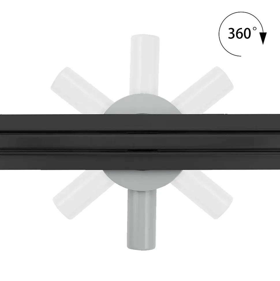 Caniveau de douche italienne étroit noir SAMY L.50 cm siphon 360, drainage 36l/min, hauteur réglable SANIVERRE