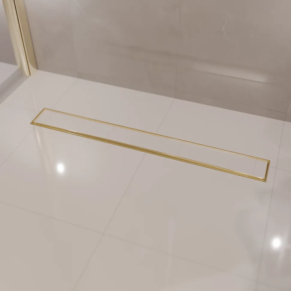 Caniveau De Douche Lomazoo Nilo - 70 Cm - Doré - Or