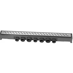 Caniveau grille traits Express'Eau Wirquin 665x43 mm