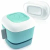 Carillon Bleu THOMSON Sonnette porte MP3 16 GB et Flash portée Sans Fil 300m