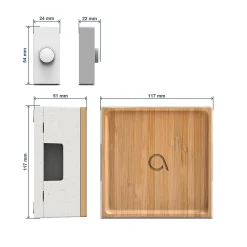 Carillon filaire éco-conçu Bamboo - Avidsen - 102506