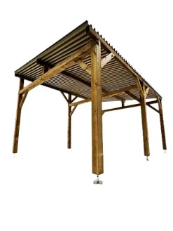 Carport solaire avec panneaux photovoltaïques design 3000 Ultrawatt
