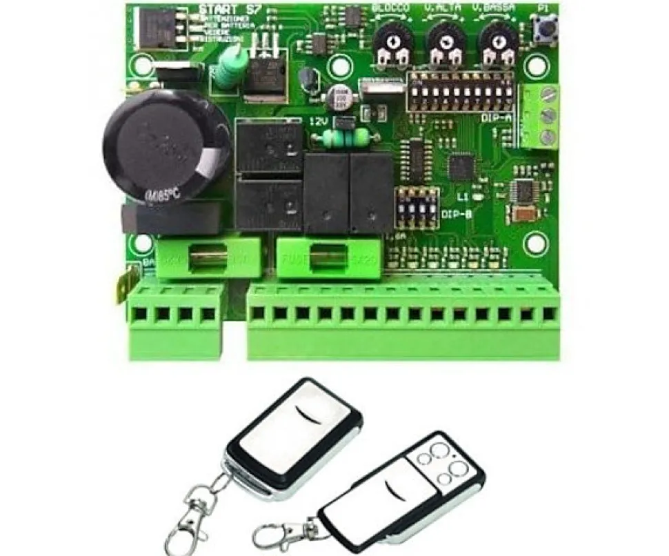 Carte de dépannage pour automatisme coulissant en 12V