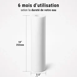 Cartouche anti-sédiments 9' 3/4 double gradient lot de 6