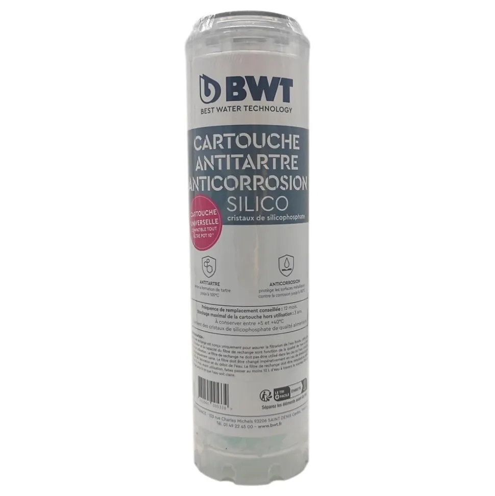 Cartouche Antitartre Anticorrosion Silico - Cartouche Filtre à Eau Bwt