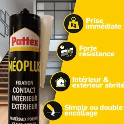 Cartouche Neoplus 345g Pattex vendue par 3 pièces