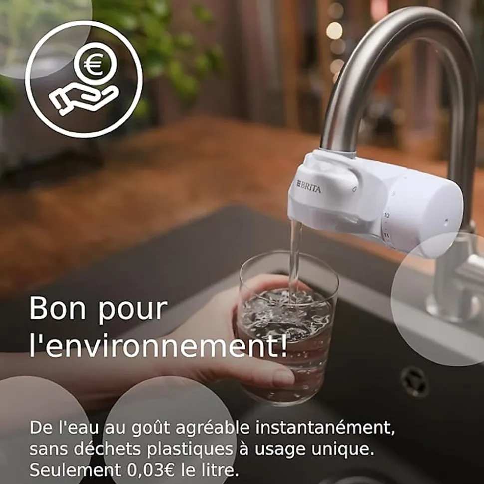 Cartouche pour système de filtration sur robinet Brita ON TAP V