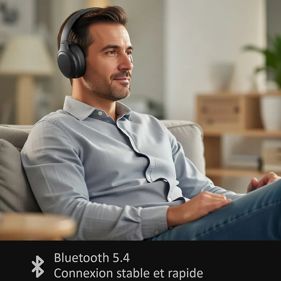 Casque Audio portable Bluetooth ANC Réduction active de bruit