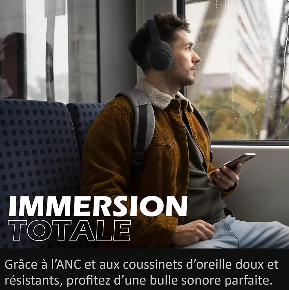 Casque Audio portable Bluetooth ANC Réduction active de bruit