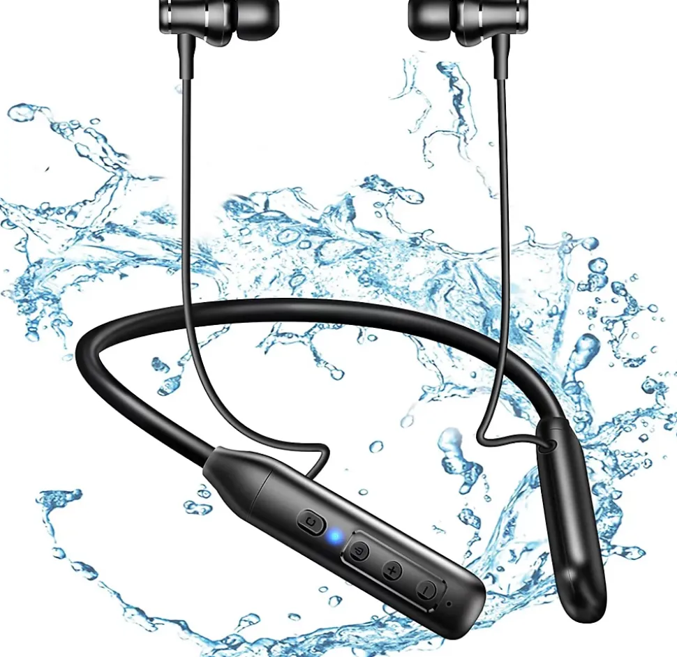 Casque Bluetooth 5.2 écouteurs de Sport IPX5 étanche noir