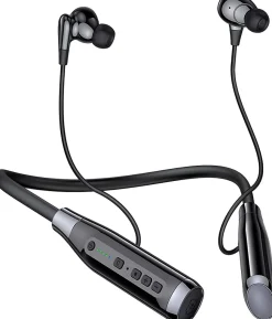 Casque Bluetooth écouteurs de Sport 100 Heures de Lecture noir