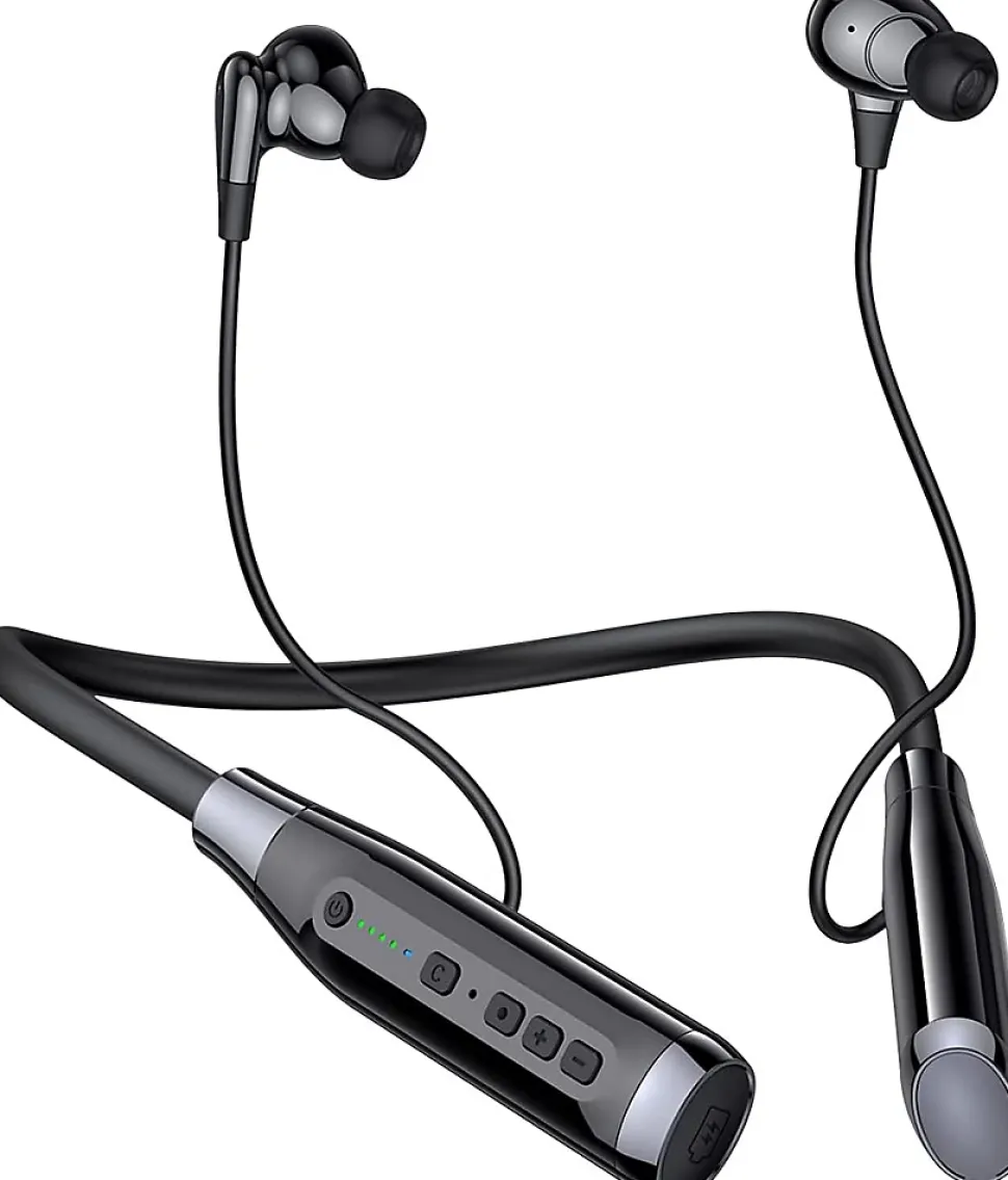 Casque Bluetooth écouteurs de Sport 100 Heures de Lecture noir