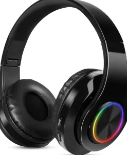 Casque Bluetooth sans Fil Pliable avec Micro intégré noir