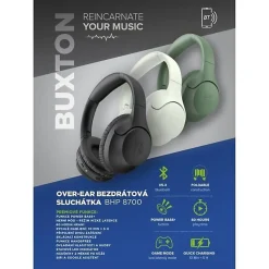 Casque supra-auriculaire sans fil - Buxton - BHP 8700 GREEN