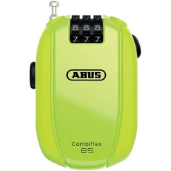 Câble antivol avec combinaison Abus néon jaune 65cm