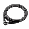 Câble antivol Twisty, vélo, abris de jardin, diamètre 8, 6.00m, acier gaine PVC - THIRARD