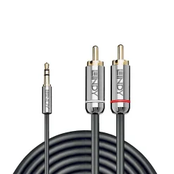 Câble audio Jack 3.5 vers 2x RCA 10 m LINDY