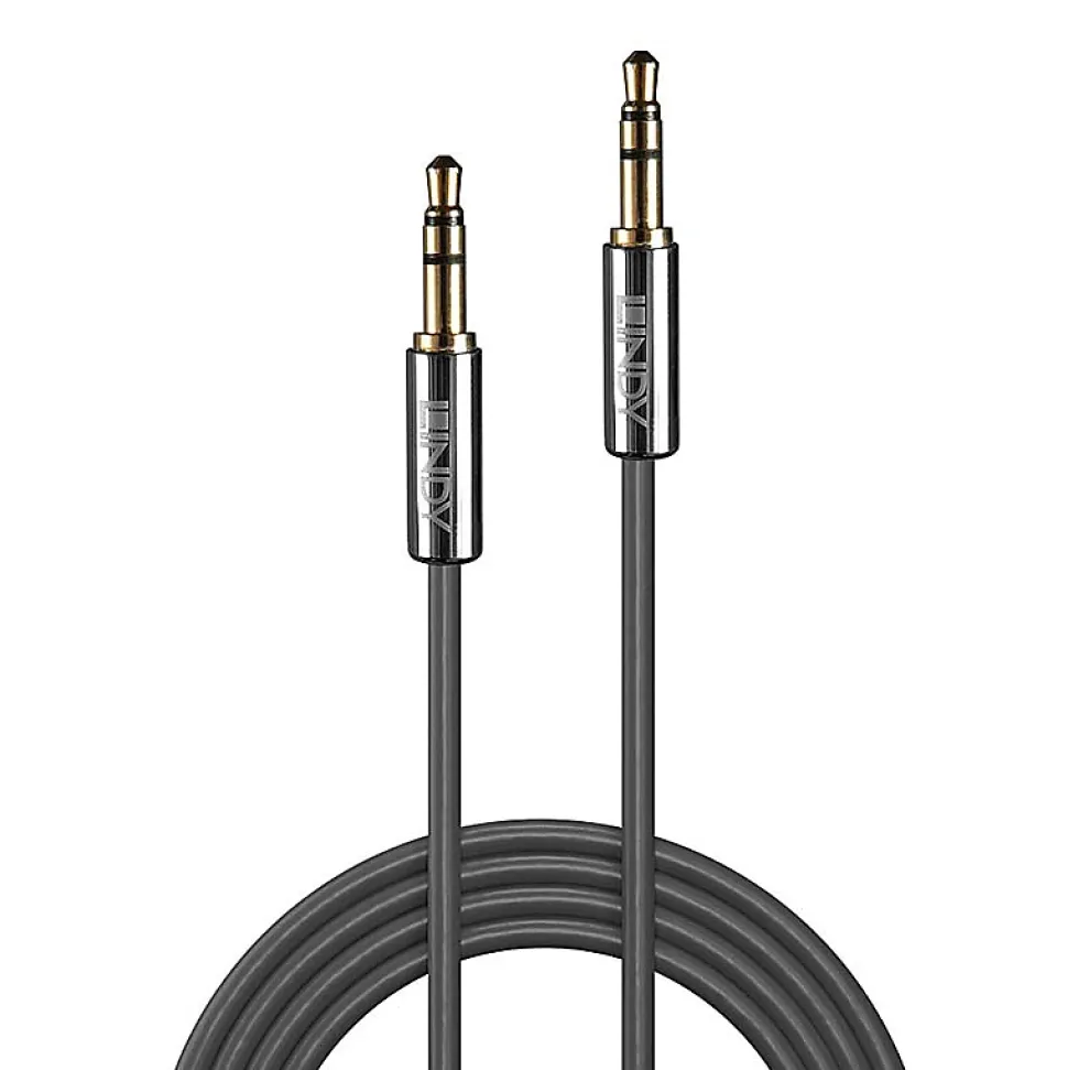 Câble audio Jack 3.5mm Cromo Line 10m LINDY