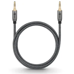 Câble audio Jack 3.5mm gold noir 5 m GOOBAY