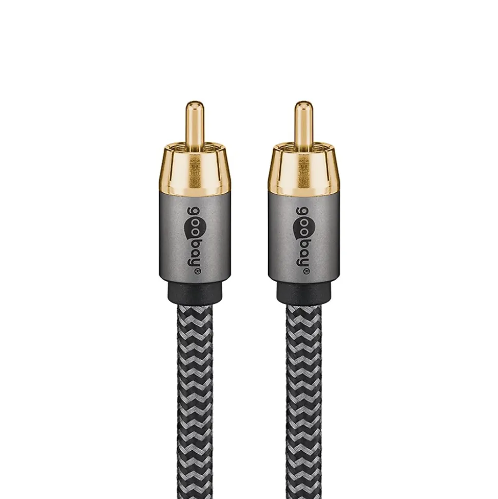 Câble audio numérique RCA coaxial 2 m GOOBAY