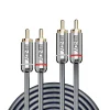Câble audio 2x RCA Cromo Line 1m LINDY