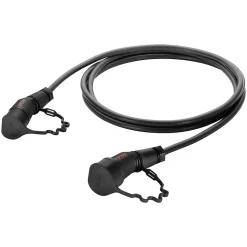 Câble de recharge 8m T2-T2 32A 3P lisse pour borne triphasée - GEWISS - GWJ5838CL