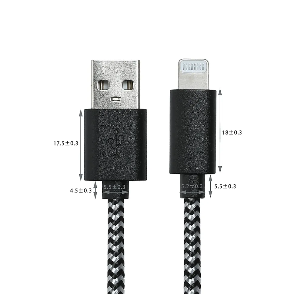 Câble de téléphone lightning Blyss, 1.5 m