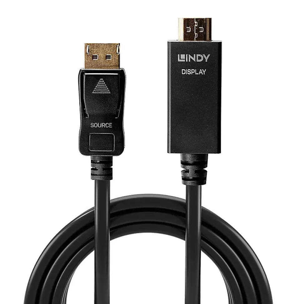 Câble DisplayPort vers HDMI 10.2Gbps 1m LINDY