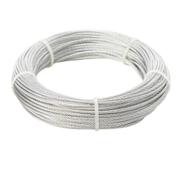 Câble en acier Diall ø2 mm, 20 m Argent