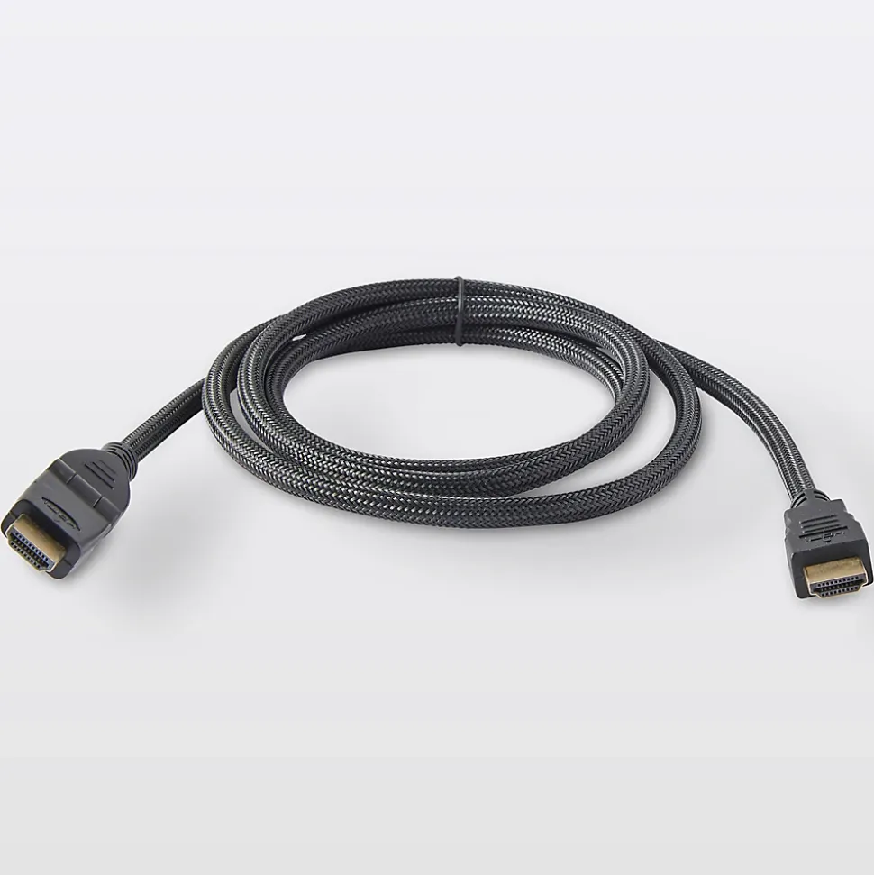 Câble HDMI Mâle / Mâle coudé 4K noir Blyss Or, 1.5 m