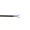 Câble électrique flexible H03VVH2F 2x0,75 mm² Noir - 10 m