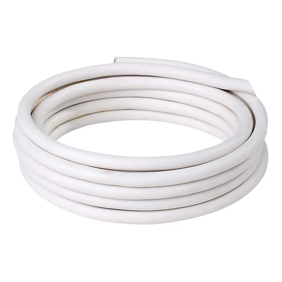 Câble électrique flexible H05VVF 2x1,5 mm² Blanc - 25 m