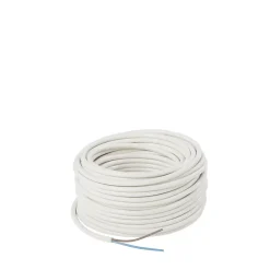 Câble électrique flexible H05VVF 2x1,5 mm² Blanc - 25 m