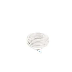 Câble électrique flexible H03VVH2F 2x0,75 mm² Blanc - 10 m