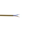 Câble électrique flexible H03VVH2F 2x0,75 mm² Or - 25 m