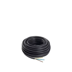 Câble électrique flexible H05VVF 3x1,5 mm² Noir - 10 m