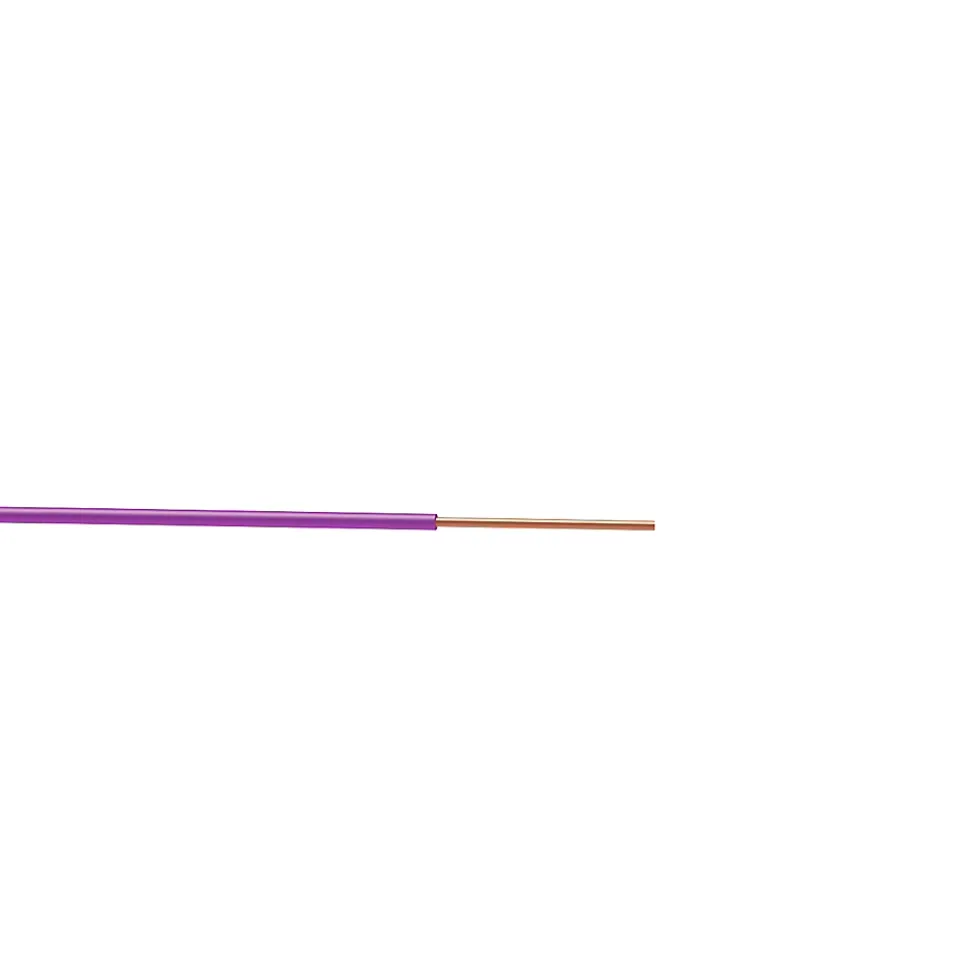 Câble électrique H07VU 1,5 mm² Violet - 5 m