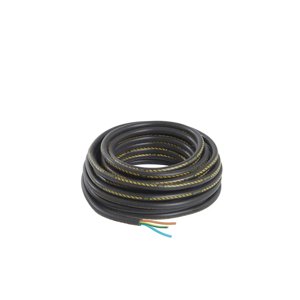 Câble électrique U1000R2V 3x2,5 mm² - 10 m