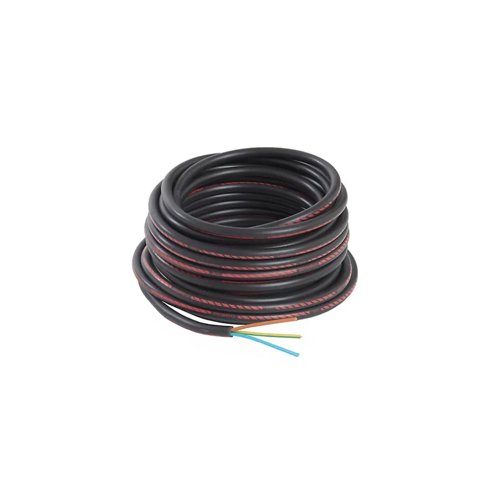 Câble électrique U1000R2V 3x1,5 mm² - 10 m
