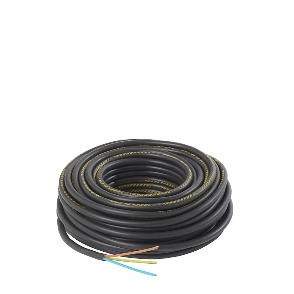 Câble électrique U1000R2V 3x2,5 mm² - 25 m