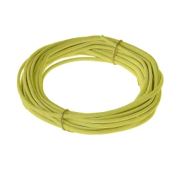 Câble électrique 2X0,75 mm² H03VVH2F or couronne 5m