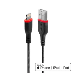Câble Lightning USB haute résistance 1m LINDY