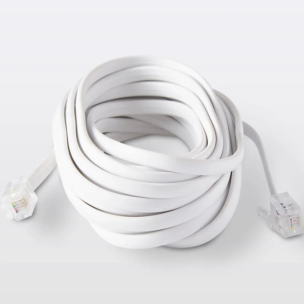 Câble RJ11 Mâle / Mâle blanc Blyss, 5 m