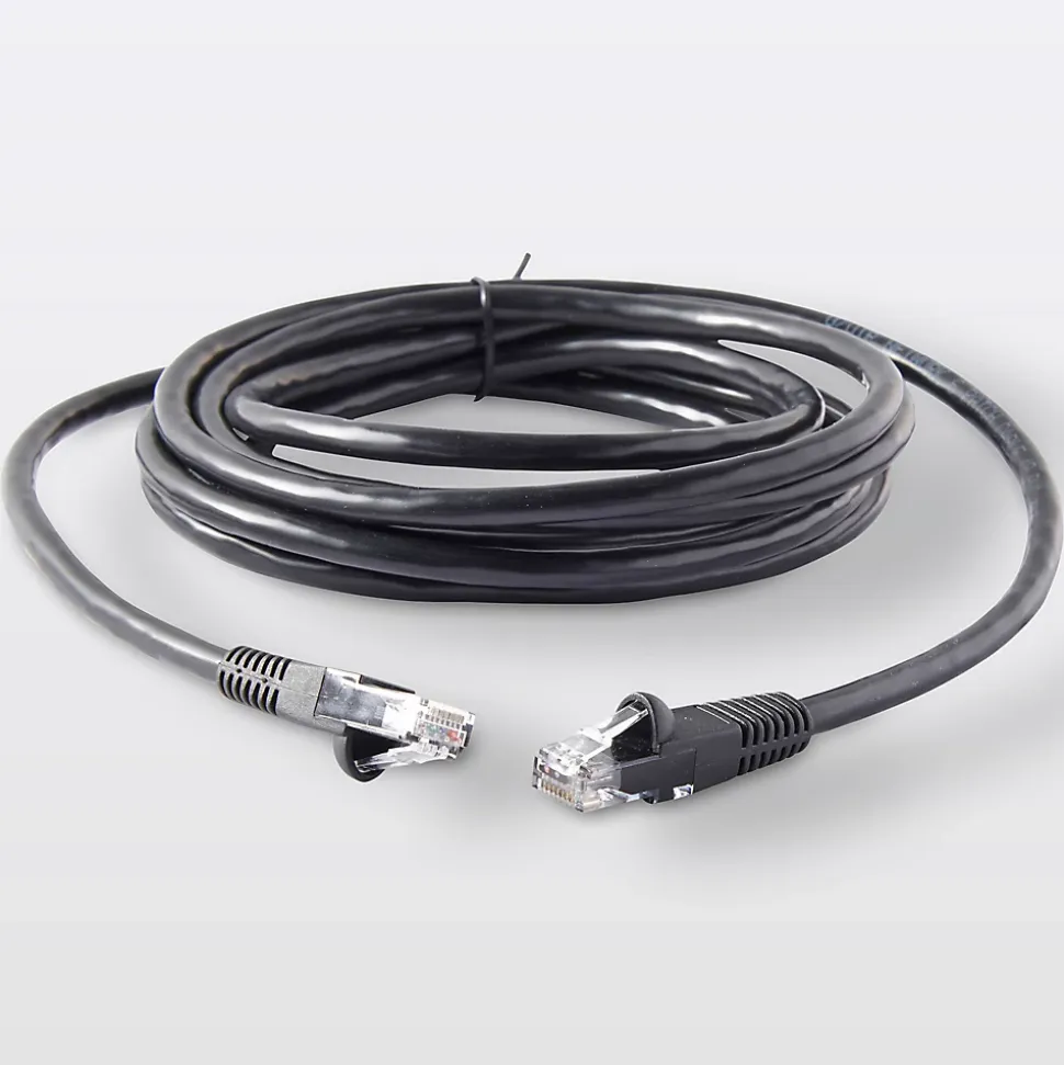 Câble RJ45 Mâle / Mâle Catégorie 5E noir Blyss, 3 m